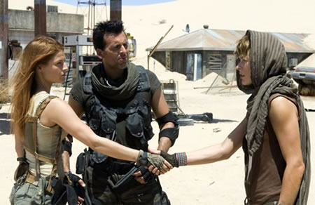 El trío calavera en Resident Evil: Extinction